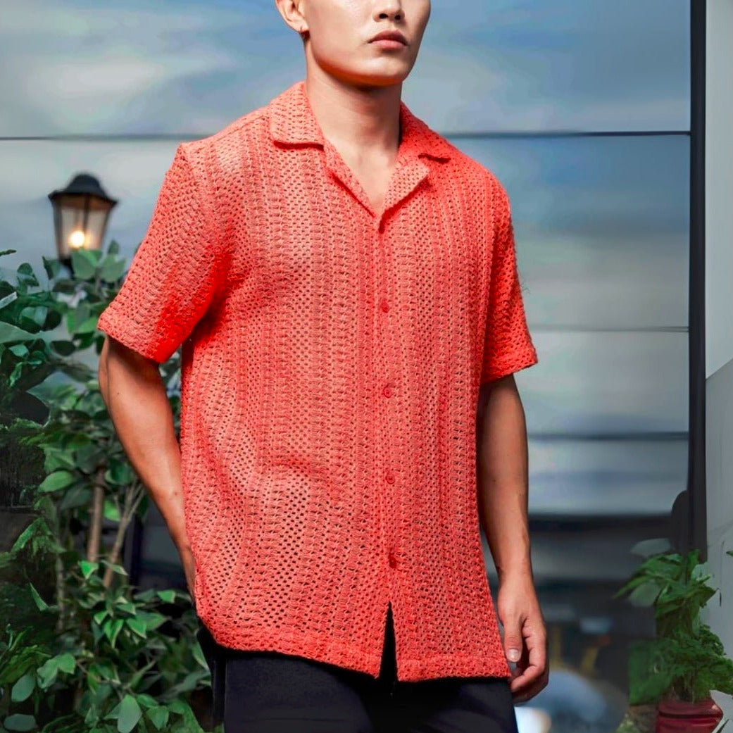 3 Pack Men's Crochet Shirts | Unique Patterns, Ultimate Comfort, Effortless Style| SC-11