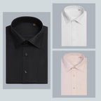 Shirt Happens: 3-Pack Men’s Stylish Formal Shirts – 100% Cotton, Full Sleeves with Pockets (FS-77)