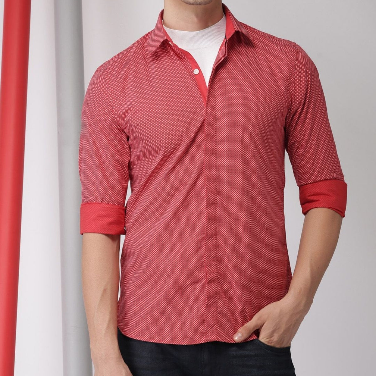 Shirt Happens: 3-Pack Men’s Stylish Formal Shirts – 100% Cotton, Full Sleeves with Pockets (FS-65)