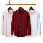 Office Essentials: 3-Pack Premium Cotton Formal Shirts – Tailored Fit, Full Sleeves & Pockets (FS-38 )