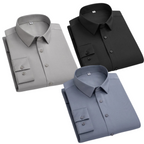 Premium Imported 100% High Quality Cotton Formal Men’s Plain/Solid Shirts| Full/Half Sleeve | With Pocket |  (FS-146)