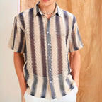 3 Pack Men's Crochet Shirts | Unique Patterns, Ultimate Comfort, Effortless Style| SC-11