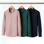 Office Essentials: 3-Pack Premium Cotton Formal Shirts – Tailored Fit, Full Sleeves & Pockets (FS-39 )