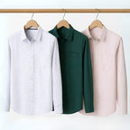 Office Essentials: 3-Pack Premium Cotton Formal Shirts – Tailored Fit, Full Sleeves & Pockets (FS-40 )