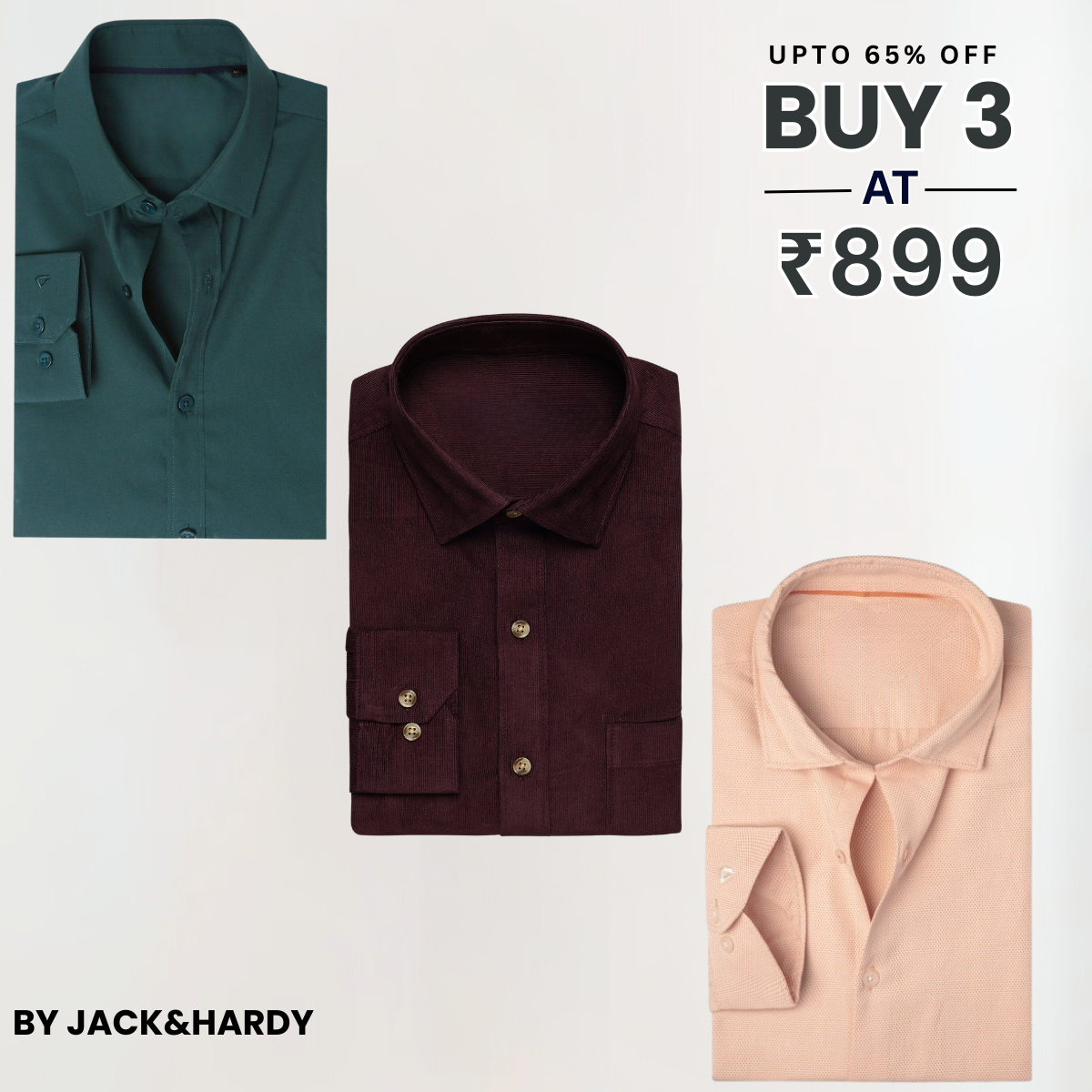 3 Pack Men’s Formal Shirt |Your Ultimate Workwear Upgrade | WC-07