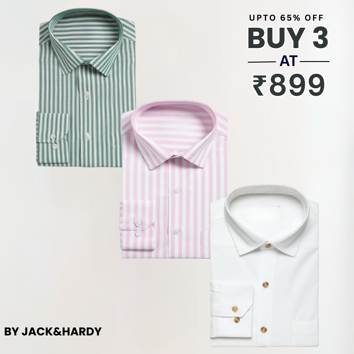 3 Pack Men’s Formal Shirt |Your Ultimate Workwear Upgrade | WC-08