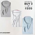 3 Pack Men’s Formal Shirt |Your Ultimate Workwear Upgrade | WC-12