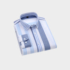 100 % Cotton Full Sleeves Men's Premium Striped Shirts- Pack of 3