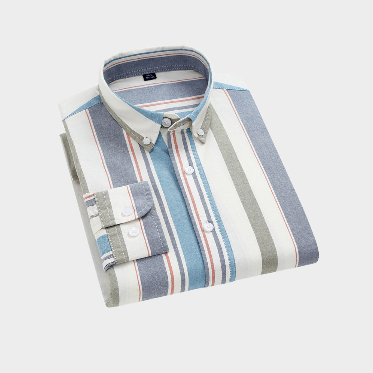 100 % Cotton Full Sleeves Men's Premium Striped Shirts- Pack of 3