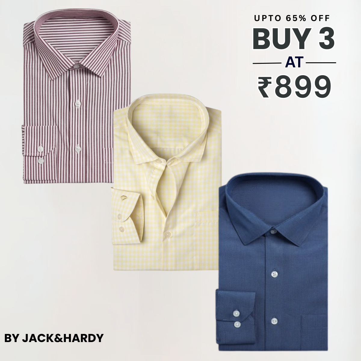 3 Pack Men’s Formal Shirt |Your Ultimate Workwear Upgrade | WC-15