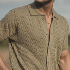 3 Pack Men's Crochet Shirts | Unique Patterns, Ultimate Comfort, Effortless Style| SC-12