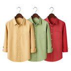 Shirt Happens: 3-Pack Men’s Stylish Formal Shirts – 100% Cotton, Full Sleeves with Pockets (FS-61)