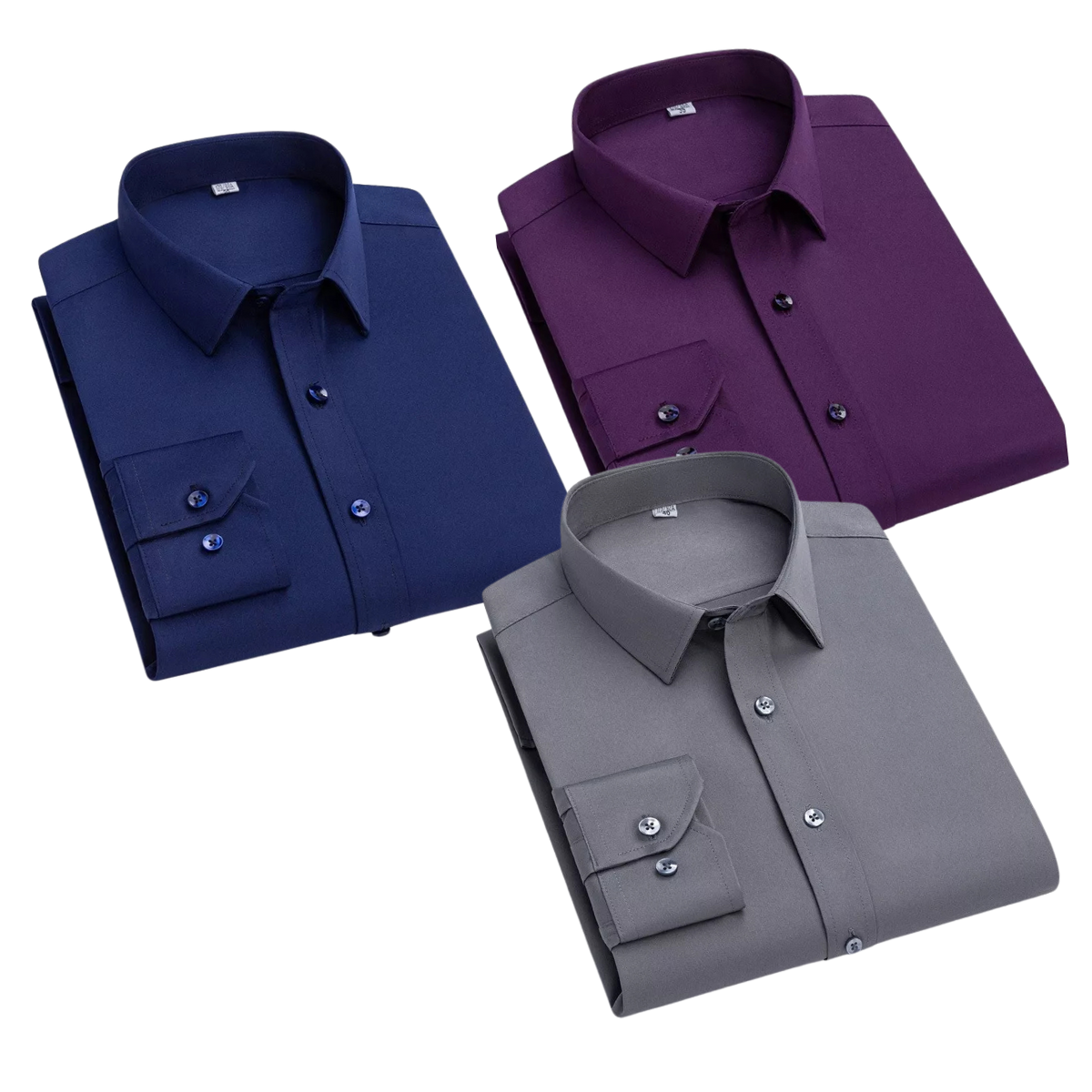Premium Imported 100% High Quality Cotton Formal Men’s Plain/Solid Shirts| Full/Half Sleeve | With Pocket |  (FS-130)
