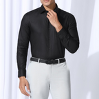 Shirt Happens: 3-Pack Men’s Stylish Formal Shirts – 100% Cotton, Full Sleeves with Pockets (FS-77)