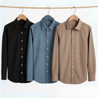 Office Essentials: 3-Pack Premium Cotton Formal Shirts – Tailored Fit, Full Sleeves & Pockets (FS-32 )
