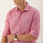 Shirt Happens: 3-Pack Men’s Stylish Formal Shirts – 100% Cotton, Full Sleeves with Pockets (FS-61)