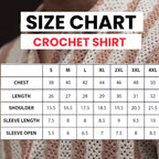 3 Pack Men's Crochet Shirts | Unique Patterns, Ultimate Comfort, Effortless Style| SC-14