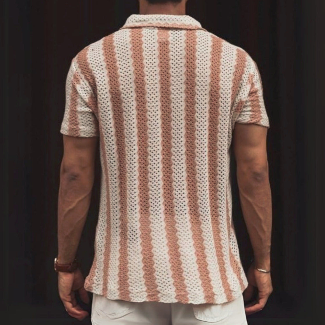 3 Pack Men's Crochet Shirts | Unique Patterns, Ultimate Comfort, Effortless Style| SC-17