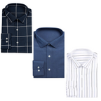 3 Pack Men’s Formal Shirts – Sharp Looks, Great Savings | Perfect Fit for Every Occasion | MS-05
