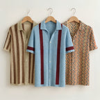 3 Pack Men's Crochet Shirts | Unique Patterns, Ultimate Comfort, Effortless Style| SC-14