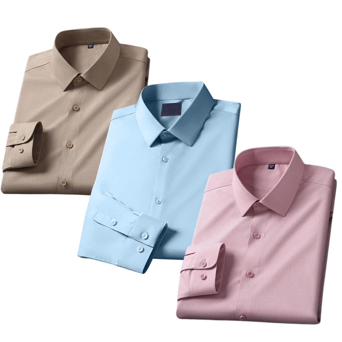 Premium Imported 100% High Quality Cotton Formal Men’s Plain/Solid Shirts| Full/Half Sleeve | With Pocket |  (FS-136)