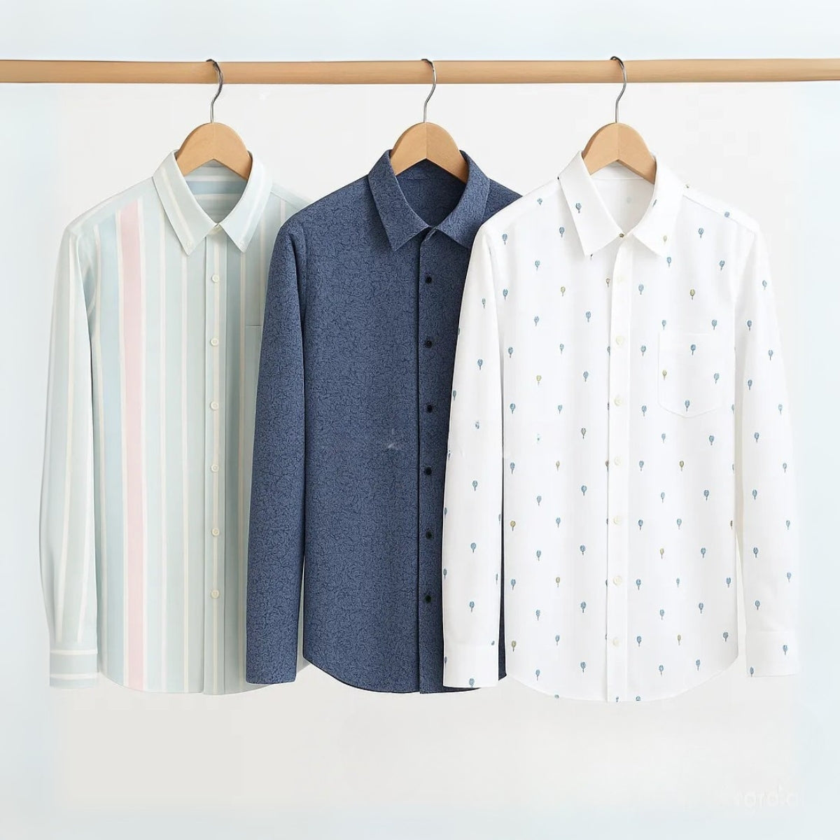 Office Essentials: 3-Pack Premium Cotton Formal Shirts – Tailored Fit, Full Sleeves & Pockets (FS-34 )