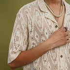 3 Pack Men's Crochet Shirts | Unique Patterns, Ultimate Comfort, Effortless Style| SC-16