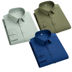 Premium Imported 100% High Quality Cotton Formal Men’s Plain/Solid Shirts| Full/Half Sleeve | With Pocket | (FS-138)