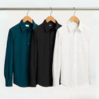 Shirt Happens: 3-Pack Men’s Stylish Formal Shirts – 100% Cotton, Full Sleeves with Pockets (FS-81)